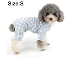 Spring and summer pet lovers pajamas thin dog household clothes (s)