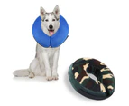 Pet Inflatable Cone Collar for Dogs&Cats to Prevent from Biting & Scratching,Protective Recovery Soft Collar,Does Not Block Vision ST-3 M