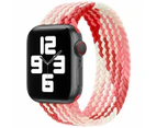 For Apple Watch Series Ultra SE 8 7 6 5 4 3 IWatch Band Nylon Strap 42MM/44MM/45MM - M - Red / White 33#