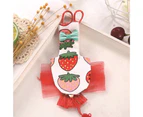 Cute Eye-catching Bird Outfit Cotton Handmade Color Print Cockatiel Outfit for Indoor-C