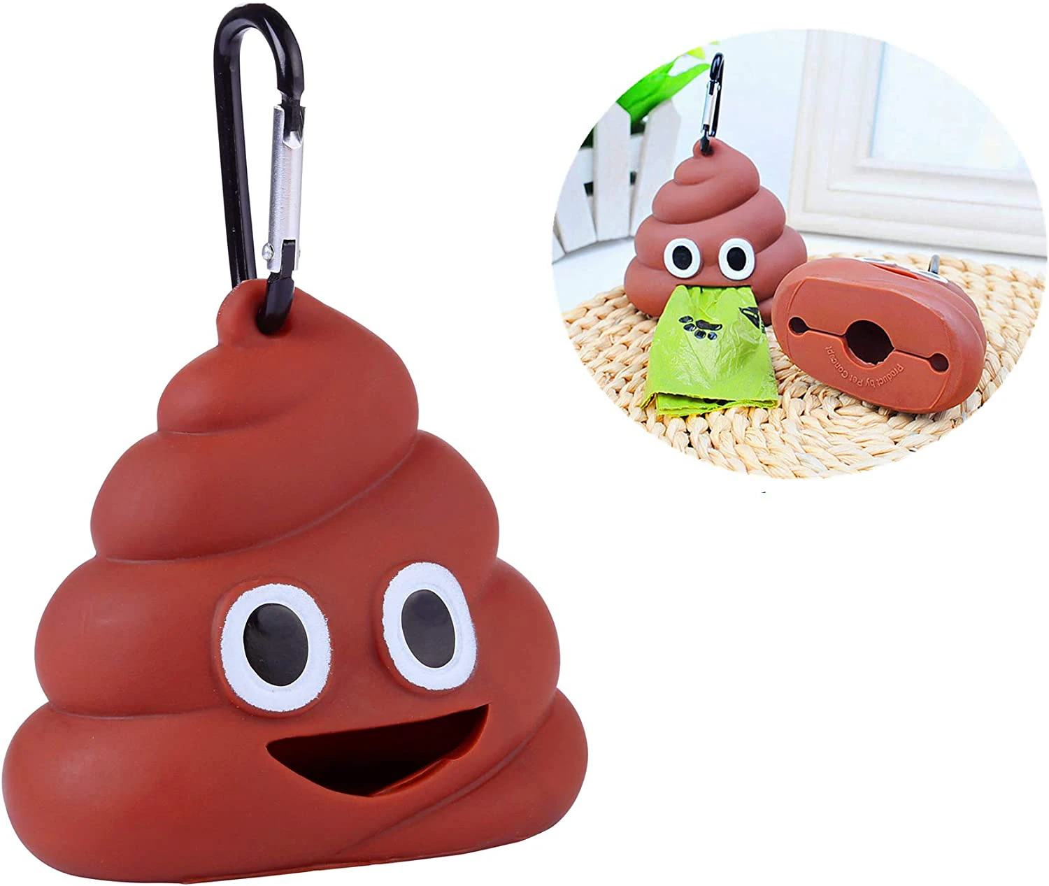 Poop Bag Dispenser Dog Poop Bag Holder for Dog Waste Bags-Pet waste picker, poo-like picker