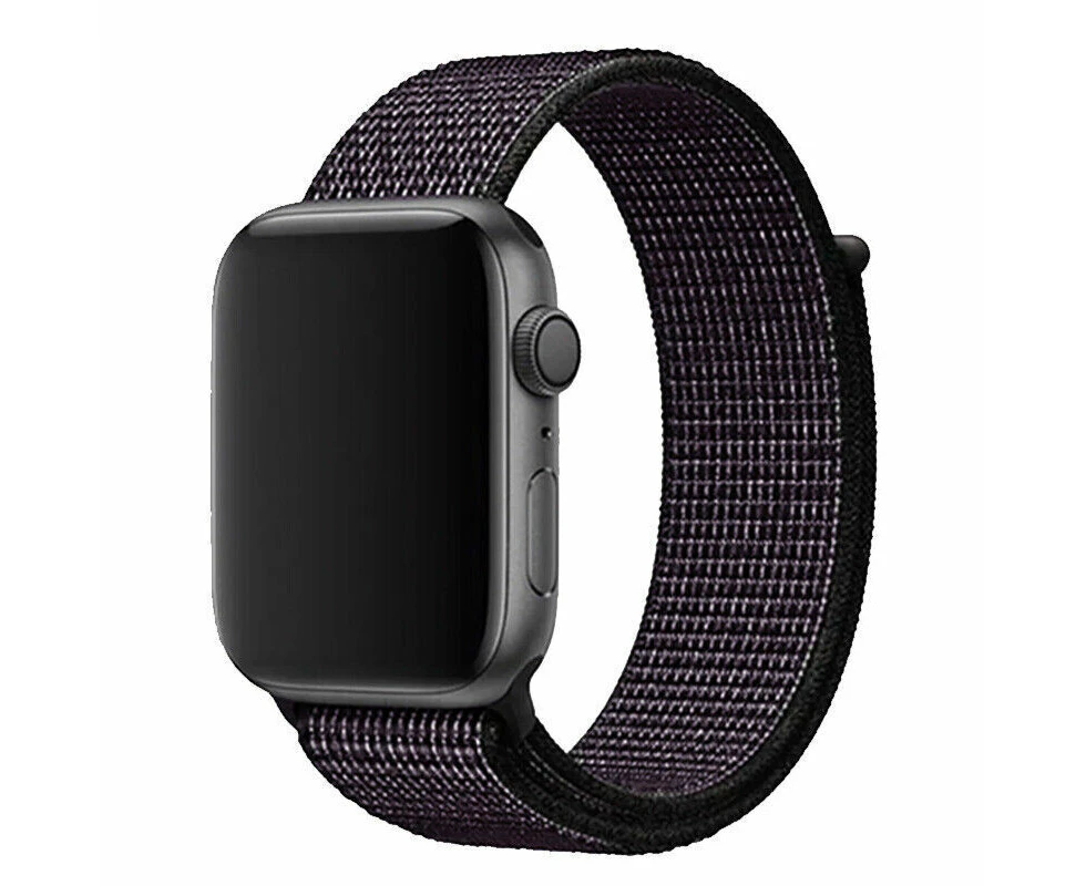 For Apple Watch Ultra Nylon Loop Replacement Strap Band 49MM - Indigo 25#