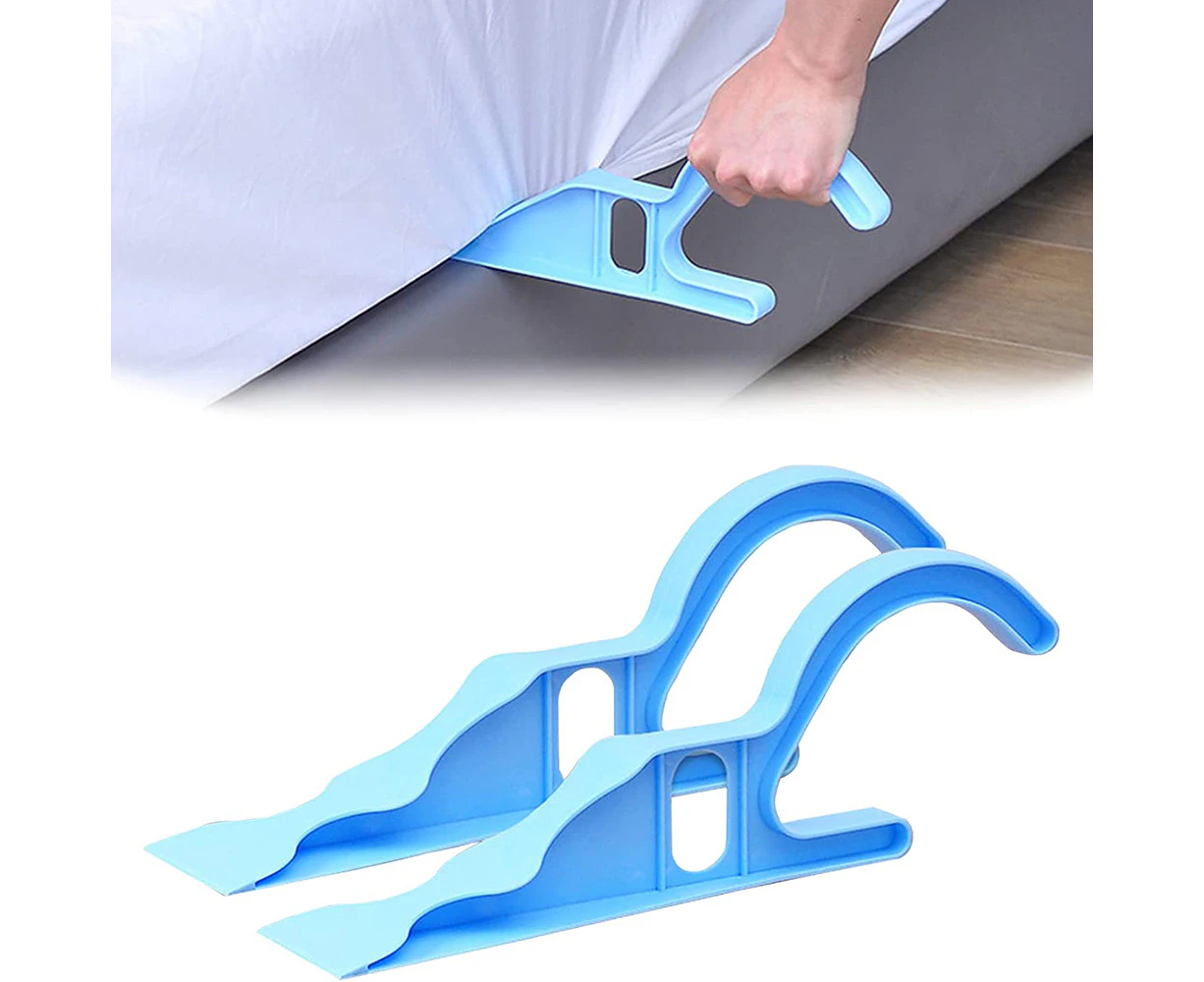 2Pcs Ergonomic Mattress Lifter Wedge Elevator Bed Making Lifting Handy Tool