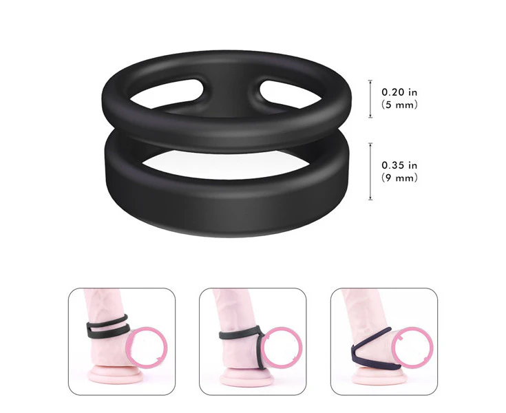 Handy Silicone Penis Ring for Erection Enhancing