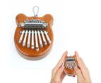 Mini Exquisite Finger Thumb Piano Marimba Musical Good Accessory Pendant Gift1pcs-wood