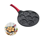 Pancake Pan Non-stick Pancake Pan Classic pancake pan with smiling mini omelet 7 animal shapes