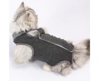 Female cat weaning clothes Anti licking clothes Close fitting comfortable pet clothes (s)