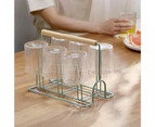 Great Cup Storage Rack Durable Coffee Mug Drying Stand - Green