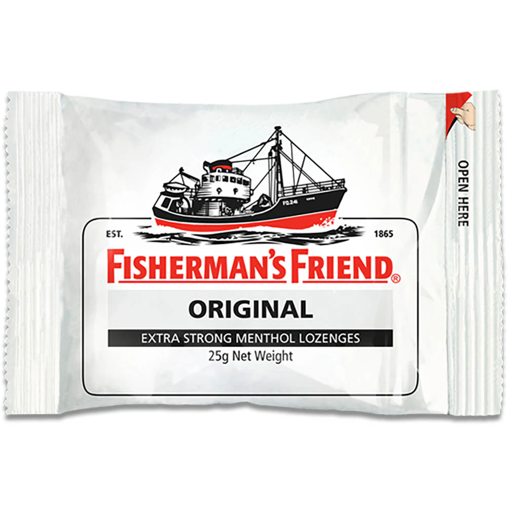 Fishermans Friend Mints Extra Strong Menthol Lozenges Original 25g