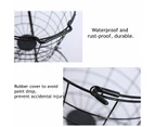 3- Tier Metal Wire Laundry Basket Dirty Clothes Storage Hamper