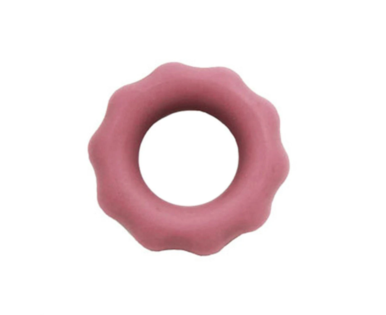 Flower Finger Exerciser Grip Ring Massage Strength Training Carpal Expander-Pink