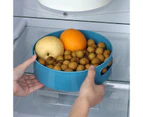 Safe Seasoning Box Plastic Rotating Kitchen Organizer - Blue