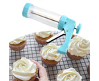 Min Cookie Biscuit Press Maker Dessert Cake Cream Decoration Tool Kitchen Gadget-Black