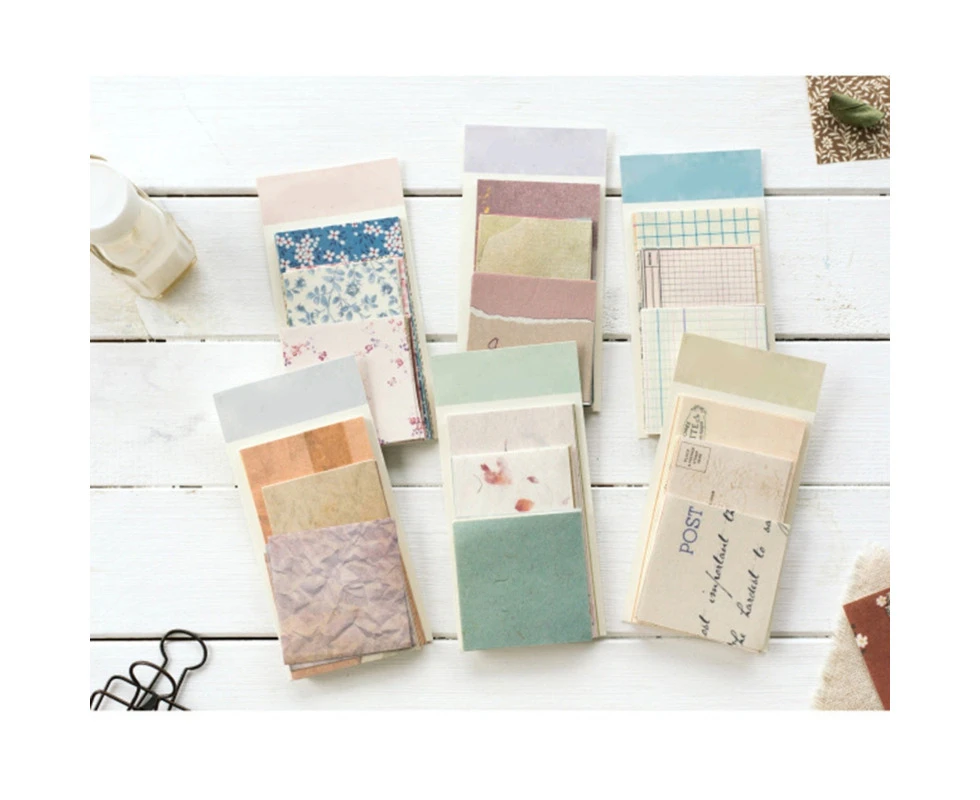 360 Sheets Retro Scrapbooking Papers Scrapbooking Backing Stickers for DIY Scrapbooking Diary Album Journal Card Making