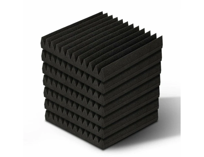 60pcs Acoustic Foam Panels Tiles Studio Sound Absorbtion Wedge 30X30CM