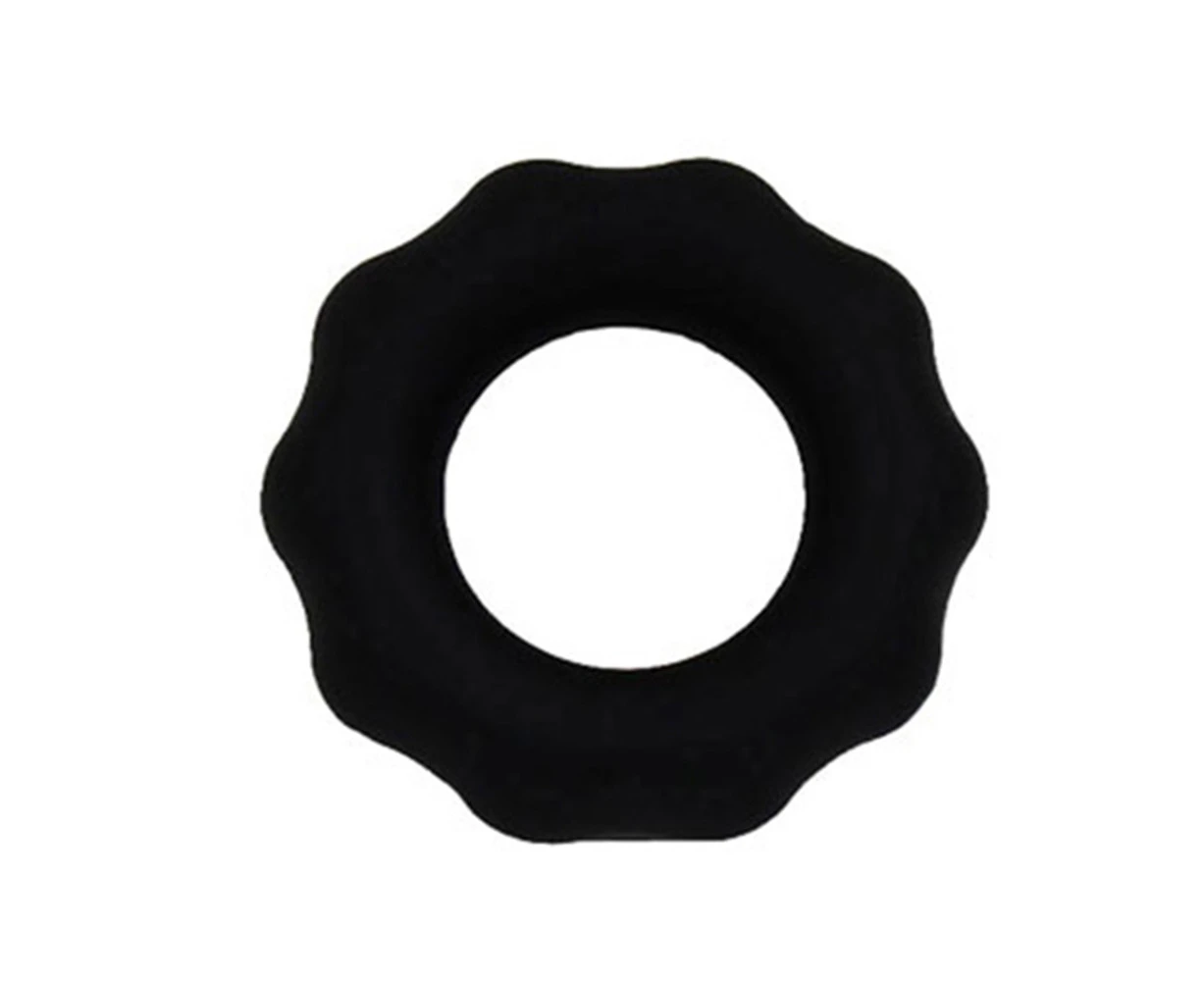 Flower Finger Exerciser Grip Ring Massage Strength Training Carpal Expander-Black