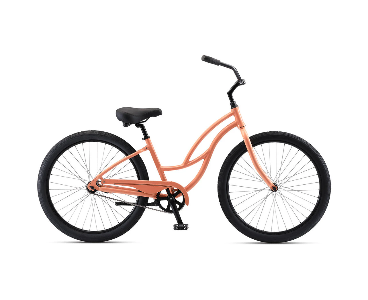 Comfort Coaster Step-Through Beach Cruiser Single Speed 26*15 - Orange