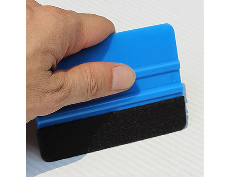 Plastic Car Squeegee Decal Wrap Applicator Soft Felt Edge Scraper Paster Tool