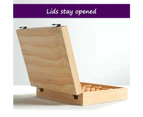 Essential Oil Storage Box Wooden 70 Slot Aromatherapy Organiser Case