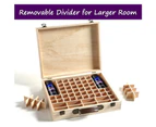 Essential Oil Storage Box Wooden 70 Slot Aromatherapy Organiser Case