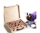 Essential Oil Storage Box Wooden 70 Slot Aromatherapy Organiser Case