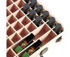 Essential Oil Storage Box Wooden 70 Slot Aromatherapy Organiser Case