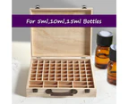 Essential Oil Storage Box Wooden 70 Slot Aromatherapy Organiser Case