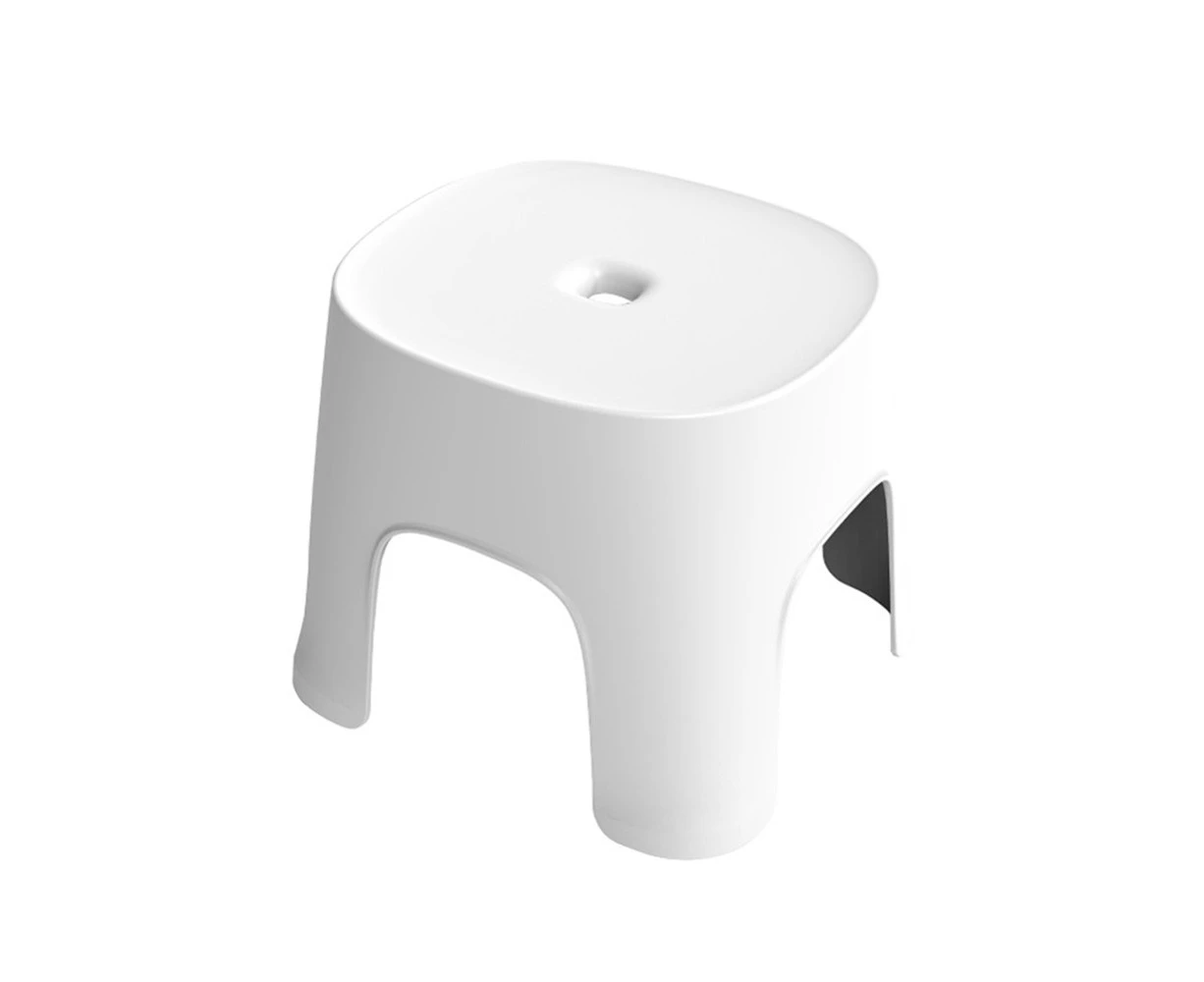 Children's low stool bathroom stool white light portable child stool small chair non-slip low stool kitchen bathroom bedroom