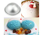 Hemisphere 3D Aluminum Ball Sphere Cake Pan Sugarcraft Bakeware Decorating Mold Style 2