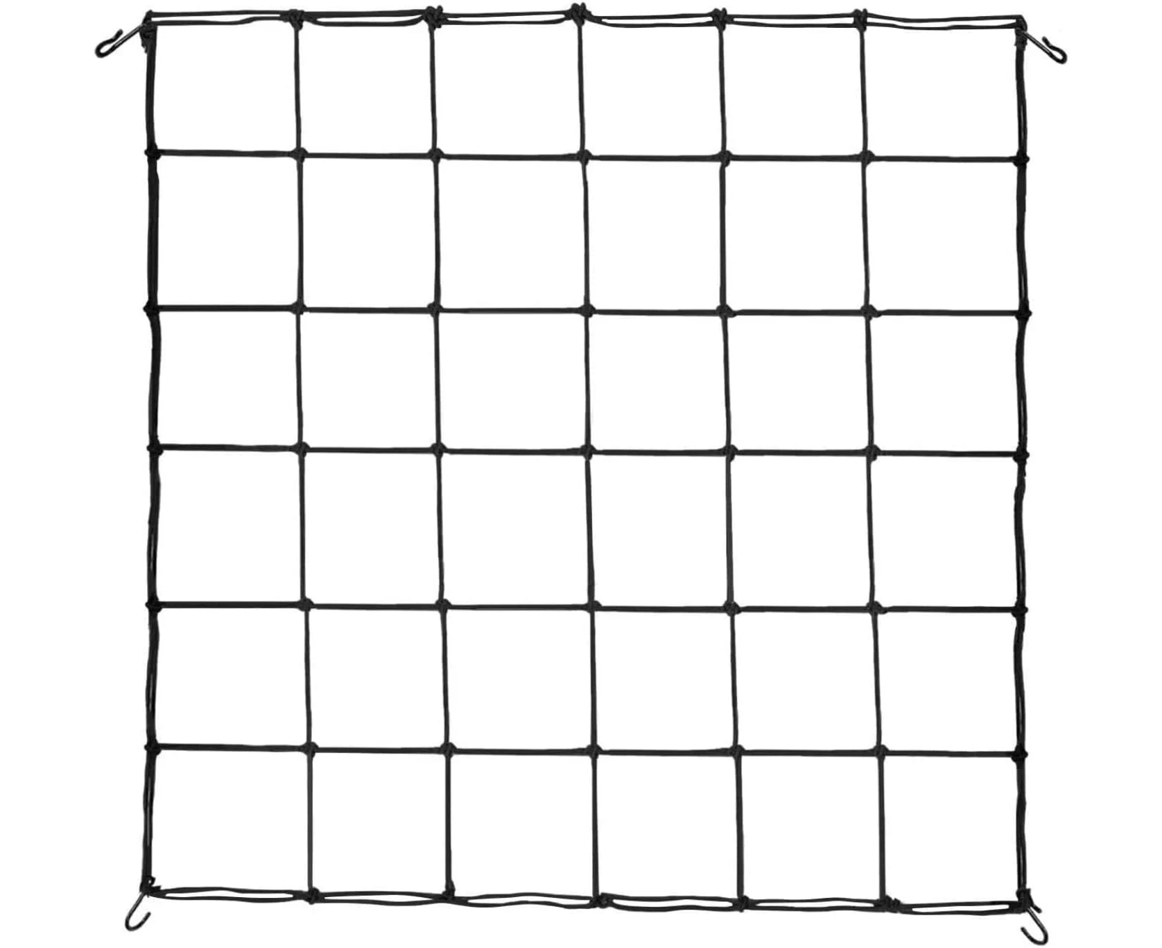 1-Pack 3x3FT Elastic Trellis Netting with Hooks for Grow Tents