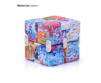 Infinity Cube Colorful Stress-relieving Flexible Magic Puzzle Cube Model for Gift- 3