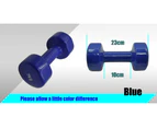 3kg + 5kg + 7kg - Total 30kg With 1 Free Rack - 3 Pairs PVC Dumbbell Set Weight