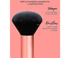 Makeup Brushes With Sponge Set, Cosmetic Brush Professional Kabuki Powder Foundation Blush Eyeshadow Make Up Brush Set For Daily Date Stage Makeuppink
