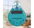Electronic Thermometer Creative Shape High Accuracy ABS Indoor Mini Hygrometer Thermometer Detector for Home - Green