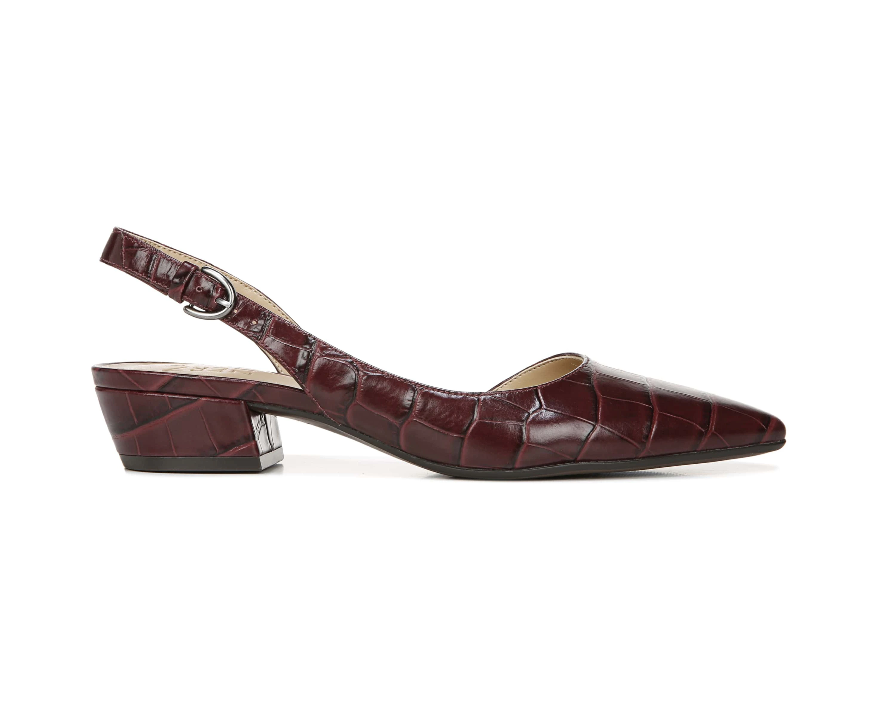 Naturalizer Women's Banks Slingback - Cabernet Sauvignon Crocco