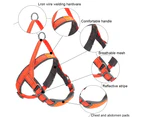 No Pull Step-in Small Dog Harness with Buckle - Perfect On The Go No Pull Harness for Small Dogs or Medium Dog Harness Orange red - S