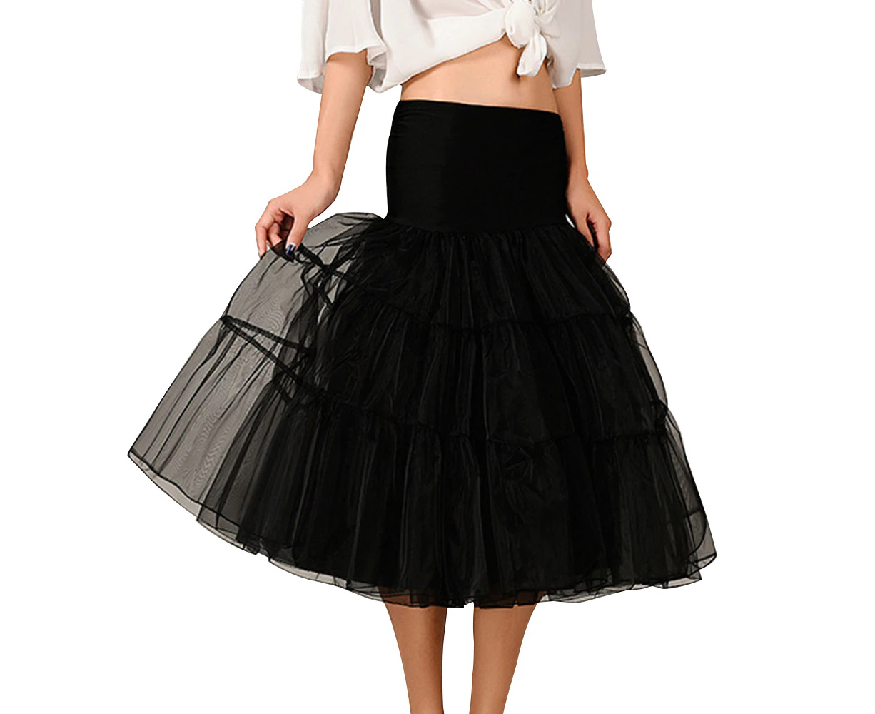 Women's Tutu Skirt 50s Vintage Ballet Bubble Dance Skirts for Cosplay, Party, Dance