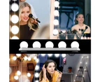 Led Mirror Light - 5 Led Bulbs - Hollywood Style - Vanity Light - Dimmable - Usb - For Vanity Mirror, Bathroom