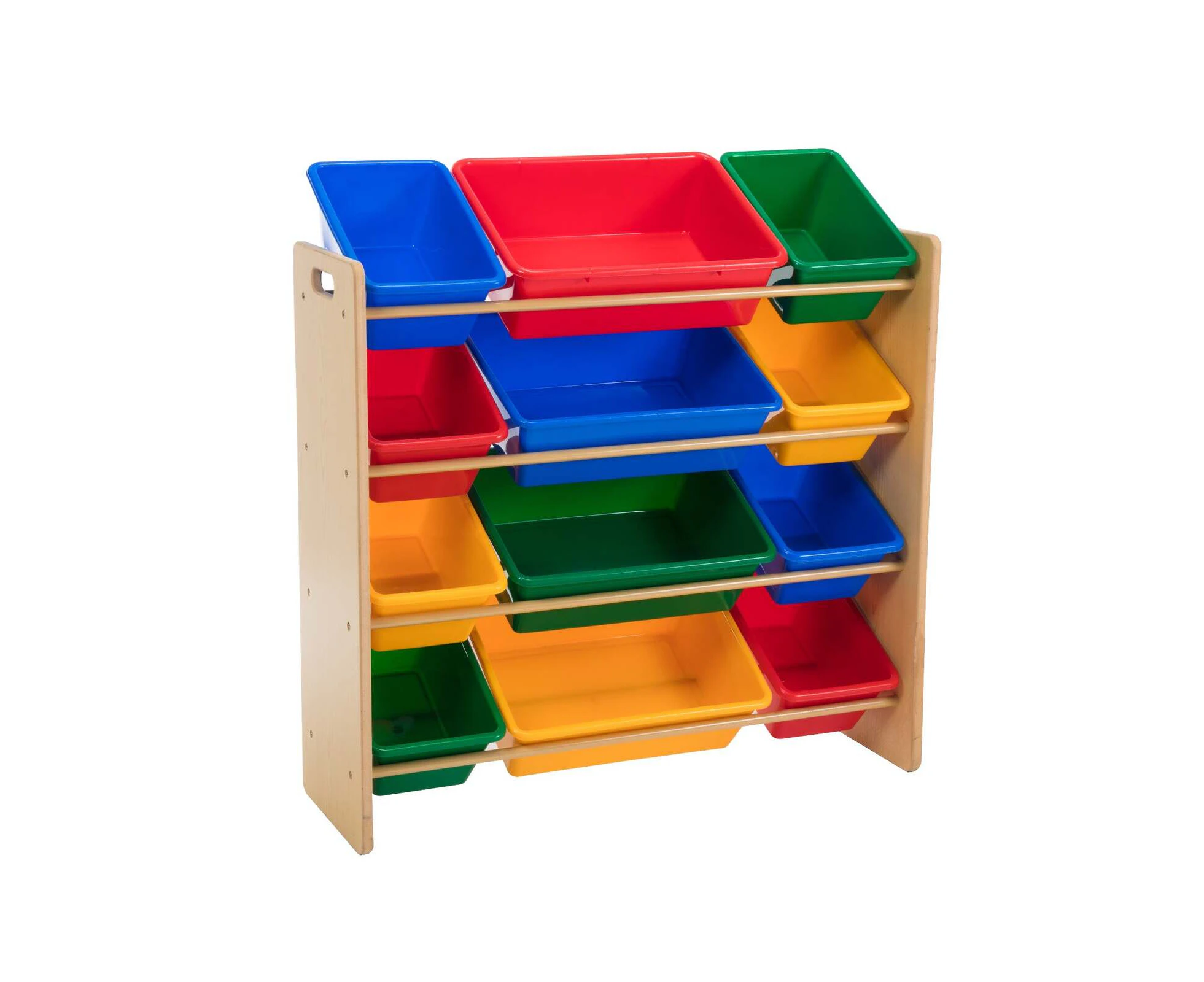 Kids Toy Organiser Shelf Storage Rack - 12 Bins