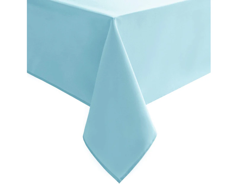 Rectangle Tablecloth - 52 X 70 Inch - Waterproof & Wrinkle Resistant Washable Fabric Table Cloth For Dining,SKY BLUE