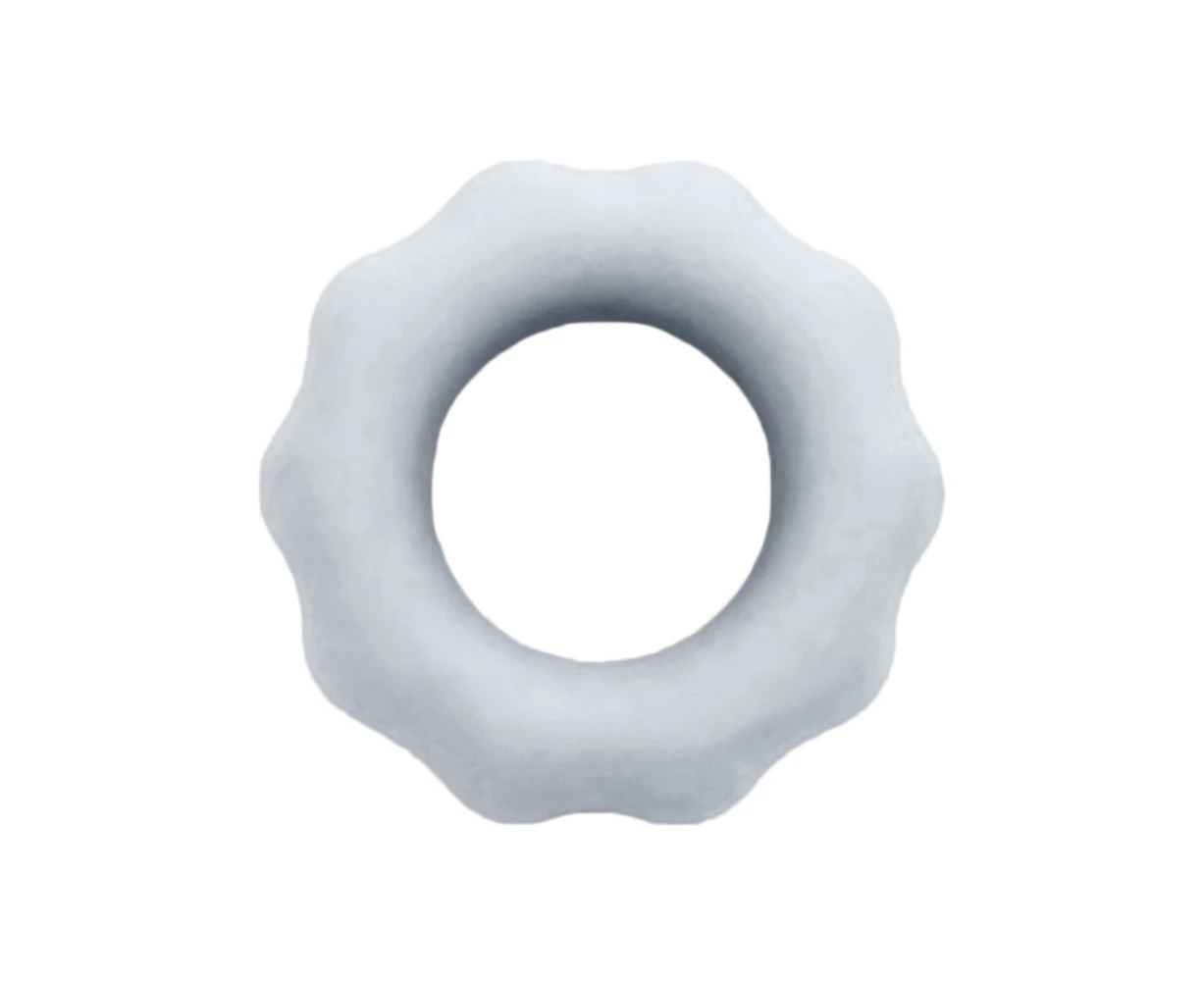 Flower Finger Exerciser Grip Ring Massage Strength Training Carpal Expander-White