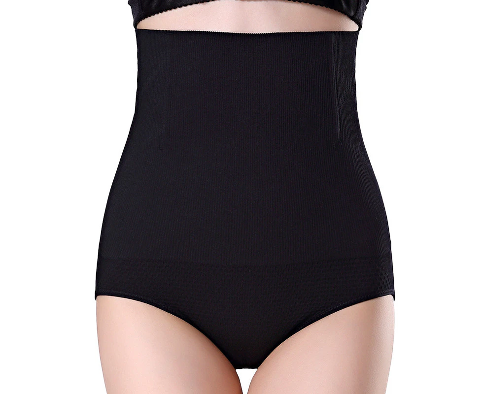 Women Shapewear High Waist Tummy Control Pants  Slimming Underwear Body Shaper - Black