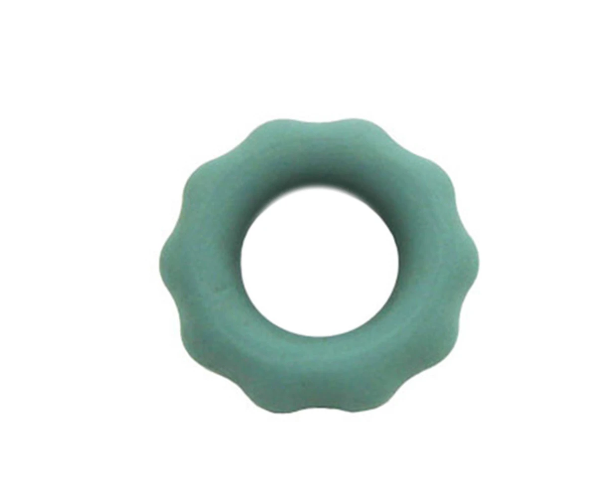 Flower Finger Exerciser Grip Ring Massage Strength Training Carpal Expander-Green