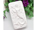 Mermaid Silicone Moulds Handmade Soap Molds Silicone Soap Mould Soap Diy Mold (pink)(1pc)