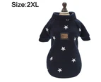 -xxl-Pet clothing Pet autumn and winter clothing Dog five-star sweater