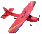 Upgraded Version RC Airplane, RC Plane Ready to Fly, 2.4GHz Remote Control Airplane, Easy to Fly RC Glider for Kids & Beginners (Red)