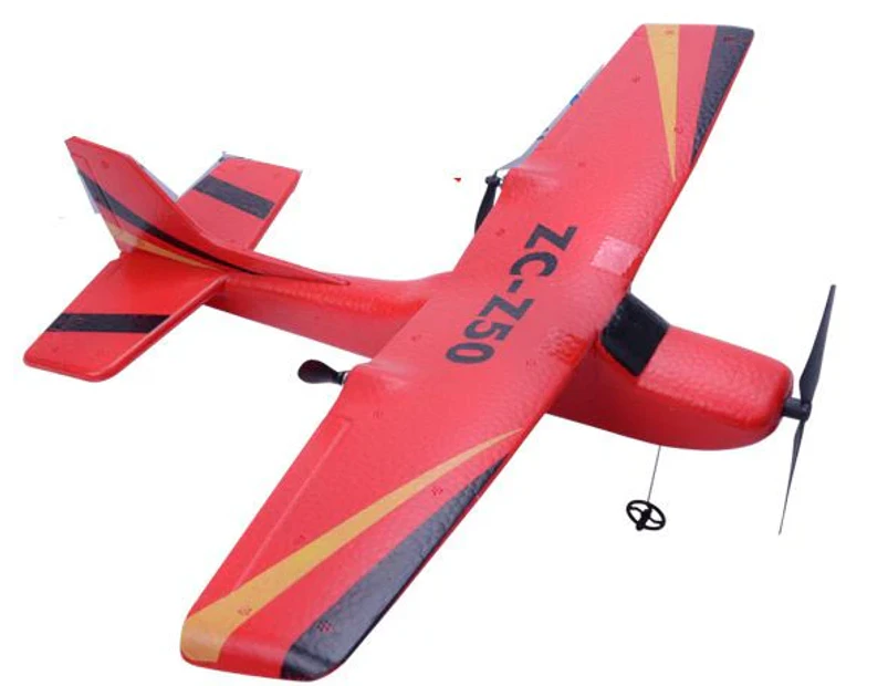 Upgraded Version RC Airplane, RC Plane Ready to Fly, 2.4GHz Remote Control Airplane, Easy to Fly RC Glider for Kids & Beginners (Red)