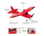 Upgraded Version RC Airplane, RC Plane Ready to Fly, 2.4GHz Remote Control Airplane, Easy to Fly RC Glider for Kids & Beginners (Red)