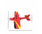 Upgraded Version RC Airplane, RC Plane Ready to Fly, 2.4GHz Remote Control Airplane, Easy to Fly RC Glider for Kids & Beginners (Red)