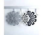 Saucepan Teffal (black/grey/white flowers, 160x138x8mm).